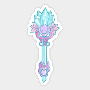 Mermaid Magical Wand Sticker